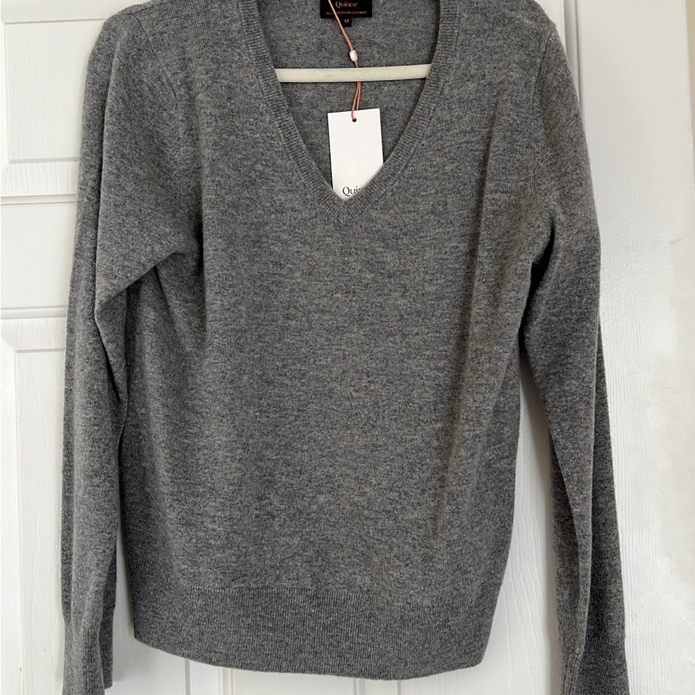 Quince cashmere V-Neck Sweater